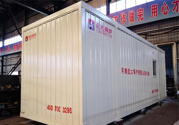 2吨集装箱式燃气锅炉发往黑龙江大庆