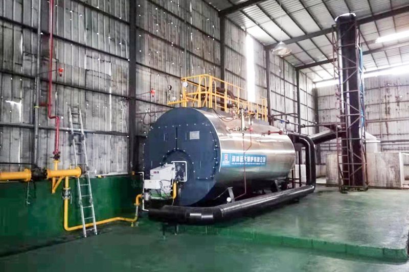 广东造纸厂6吨低氮燃气蒸汽锅炉