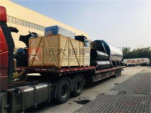 食品厂10吨燃气蒸汽锅炉发往广东肇庆