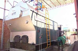 尼日利亚造纸厂4吨燃煤蒸汽锅炉