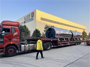 WNS6-1.25-Y(Q)，6吨燃气蒸汽锅炉发往陕西咸阳
